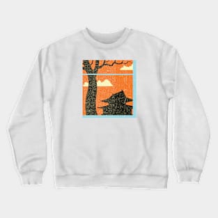 Design Week_temple window Crewneck Sweatshirt